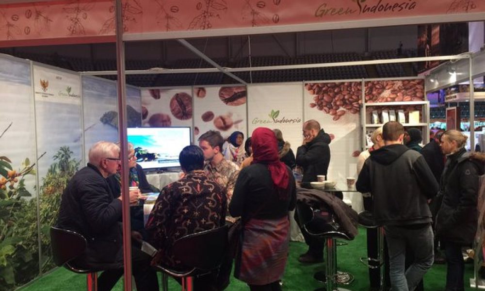 GreenIndonesia bersama KBRI Oslo mempromosikan wisata kopi di pameran wisata terbesar di Norwegia, Reiselivsmessen tanggal 15 – 17 Januari 2016